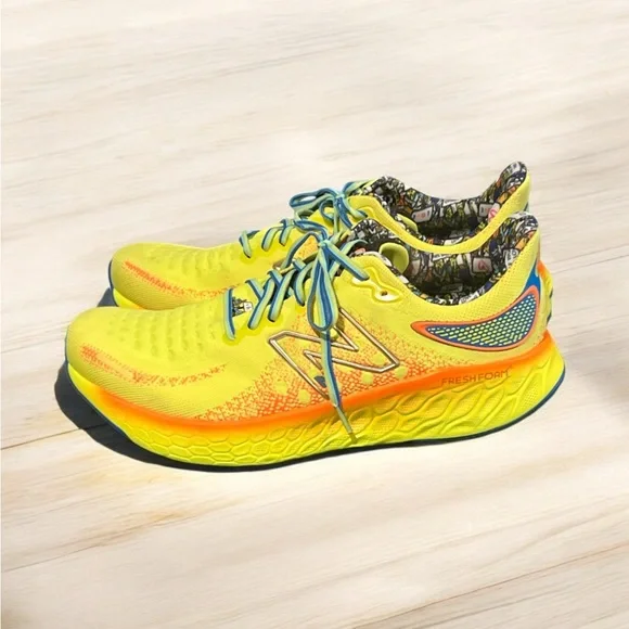 New Balance Fresh Foam X 1080V12 Lemonade Serene Blue Sneakers Size 13.
